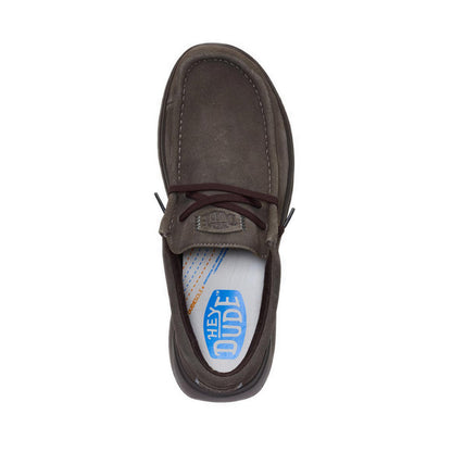 HEYDUDE Wally COMF Suede Major Brown/Mole Brown