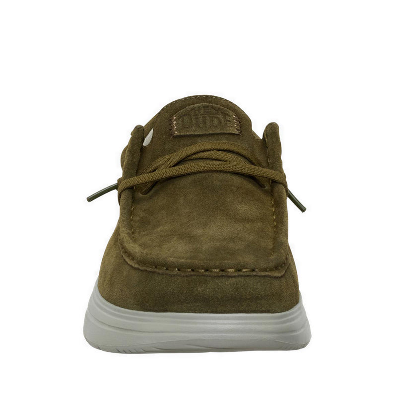Wally COMF Suede Dark Olive/Stone Grey