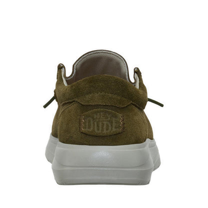 Wally COMF Suede Dark Olive/Stone Grey