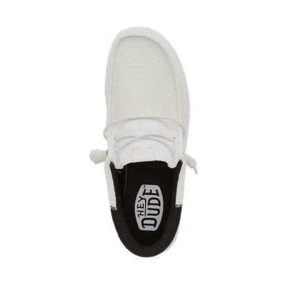 Wally Tri Varsity Mesh - White/Black
