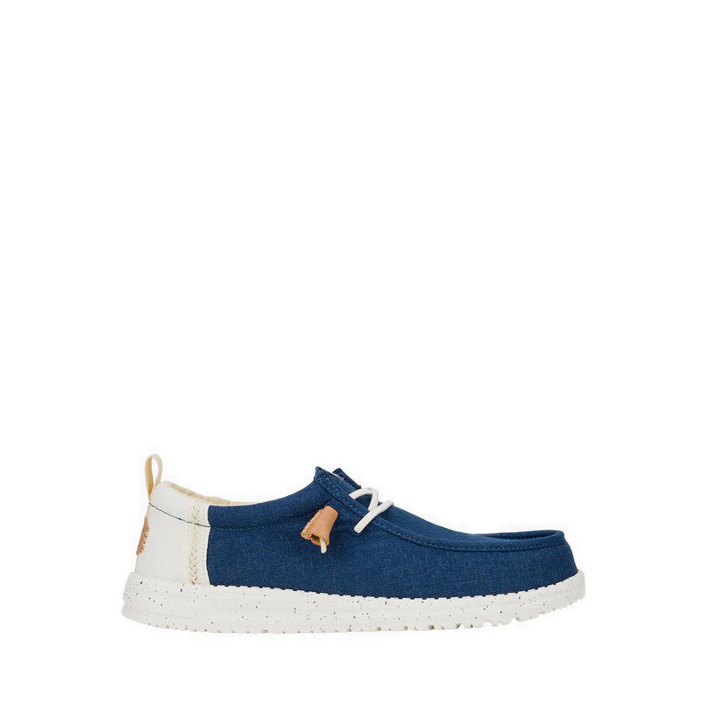 Wally Summer Linen - Sargasso Blue/White
