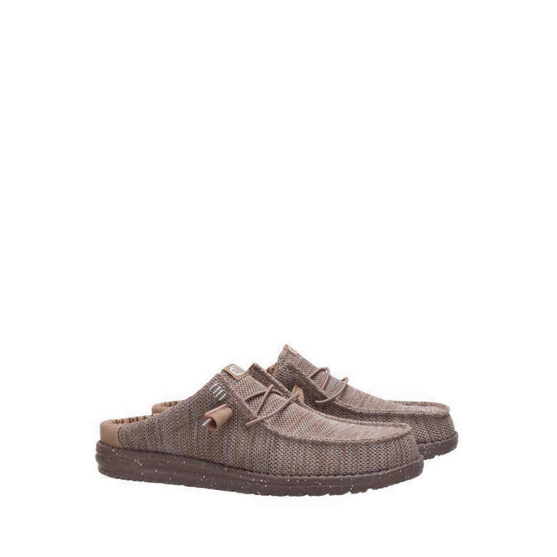 Wally Slip Stretch Sox Deep Taupe/Chanterelle Tan