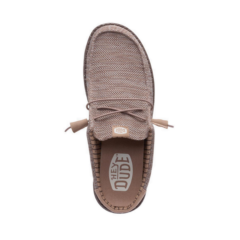 Wally Slip Stretch Sox Deep Taupe/Chanterelle Tan