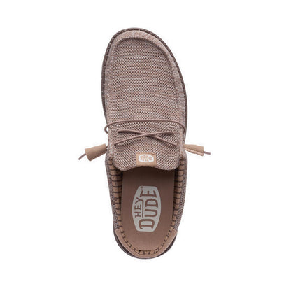 Wally Slip Stretch Sox Deep Taupe/Chanterelle Tan