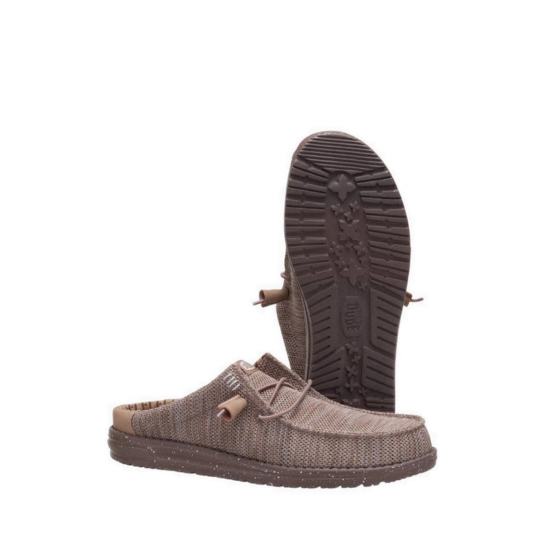 Wally Slip Stretch Sox Deep Taupe/Chanterelle Tan