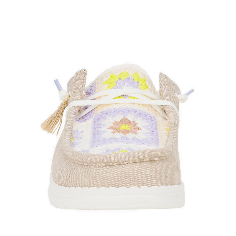 Wendy Slip Cottage Crochet - Wood Ash/Multi