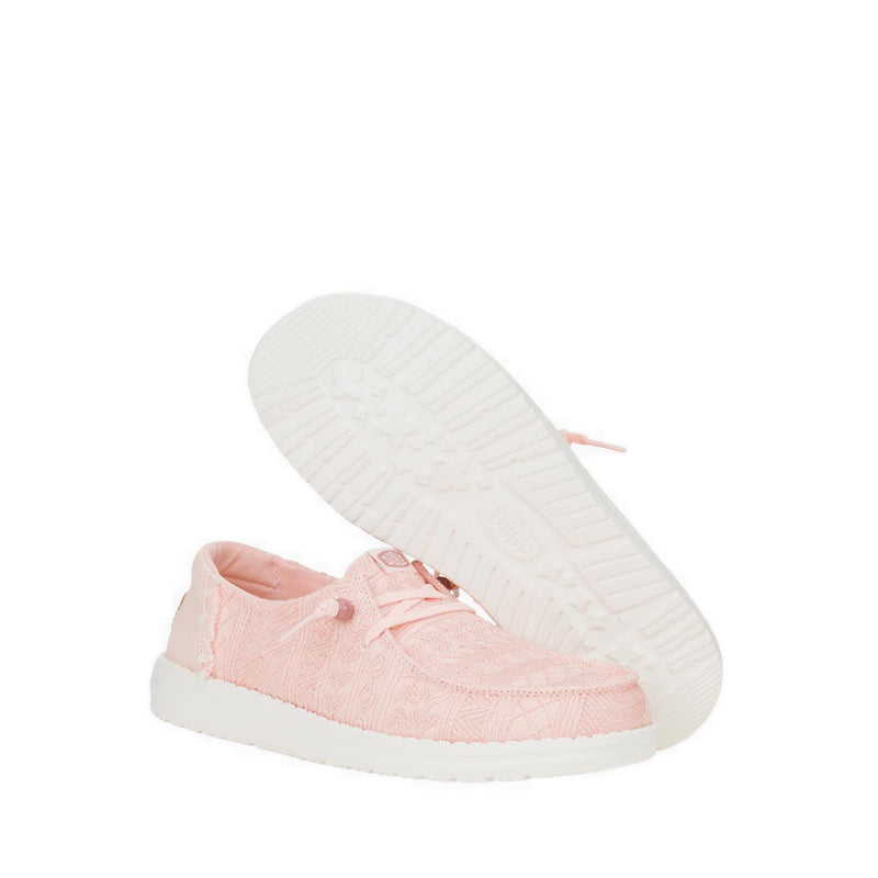 HEYDUDE Wendy Crochet Lace - Pale Pink