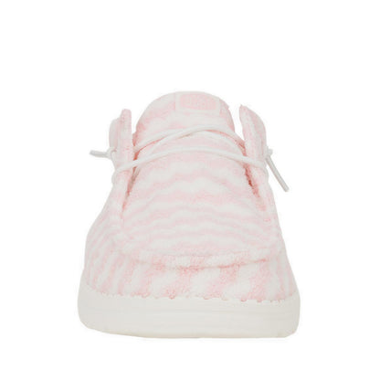 Wendy Slip Terry Stripe - Pink/White