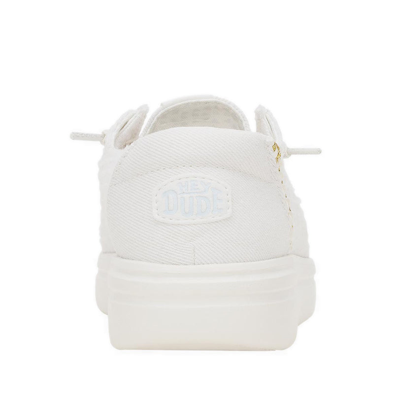 Wendy Espadrille Woven - White