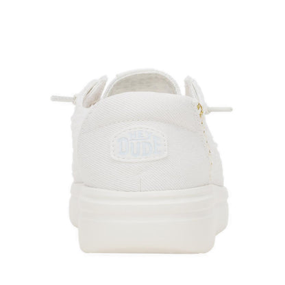 Wendy Espadrille Woven - White
