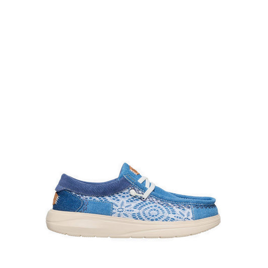 HEYDUDE Wendy COMF Patchwork Blue Denim