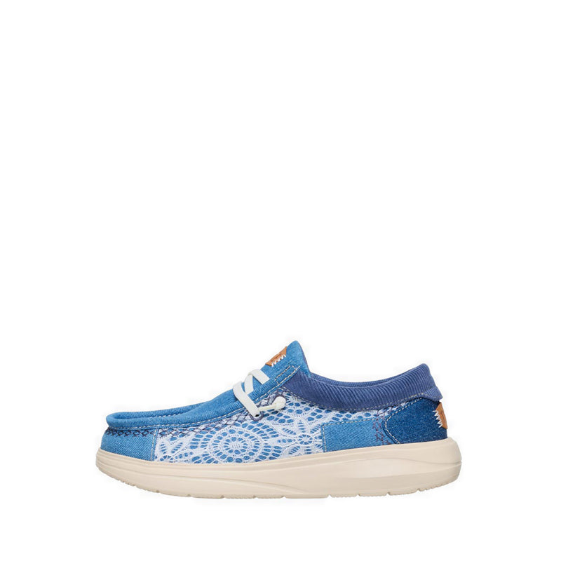 HEYDUDE Wendy COMF Patchwork Blue Denim