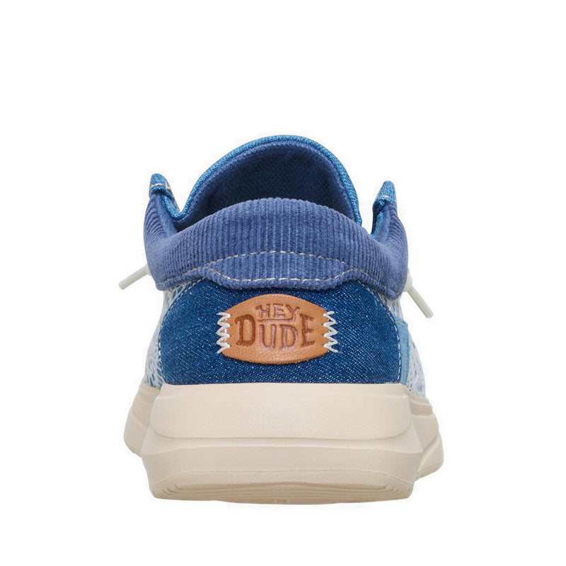 HEYDUDE Wendy COMF Patchwork Blue Denim