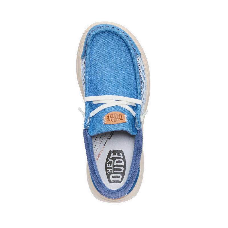 HEYDUDE Wendy COMF Patchwork Blue Denim