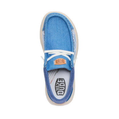 HEYDUDE Wendy COMF Patchwork Blue Denim
