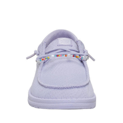 HEYDUDE Wendy Funk Mesh Shoelry Thistle Purple