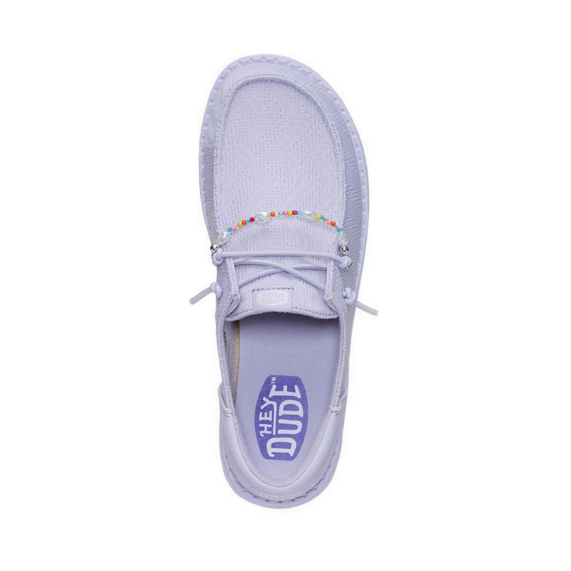 HEYDUDE Wendy Funk Mesh Shoelry Thistle Purple