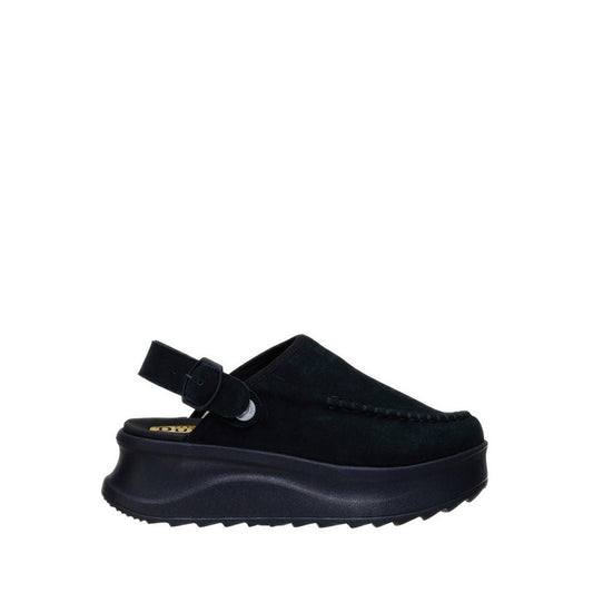 HEYDUDE Delray Clog Suede Black