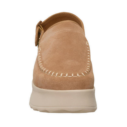 HEYDUDE Delray Clog Suede Tan