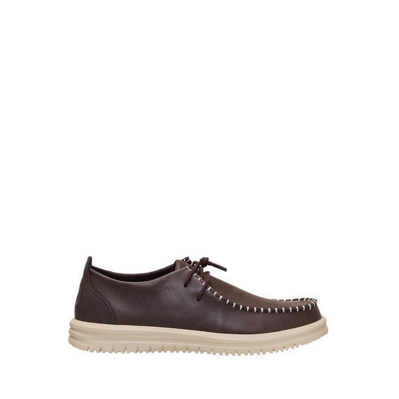 Wally NXT Moc Leather Mole Brown/Wood Ash