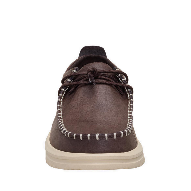 Wally NXT Moc Leather Mole Brown/Wood Ash