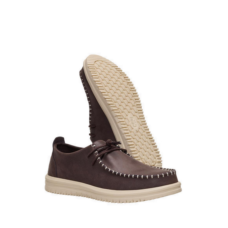 Wally NXT Moc Leather Mole Brown/Wood Ash