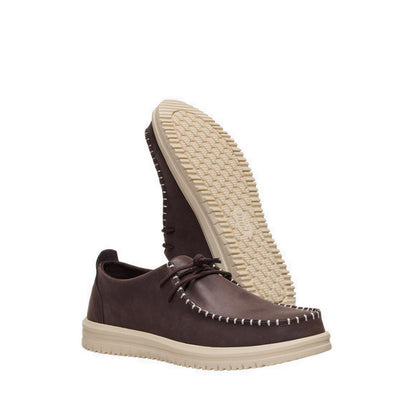 Wally NXT Moc Leather Mole Brown/Wood Ash