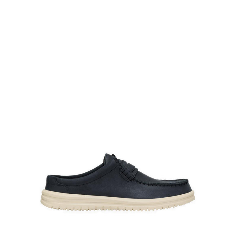 Wally NXT Mule Leather Black/Wood Ash