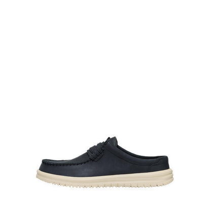 Wally NXT Mule Leather Black/Wood Ash