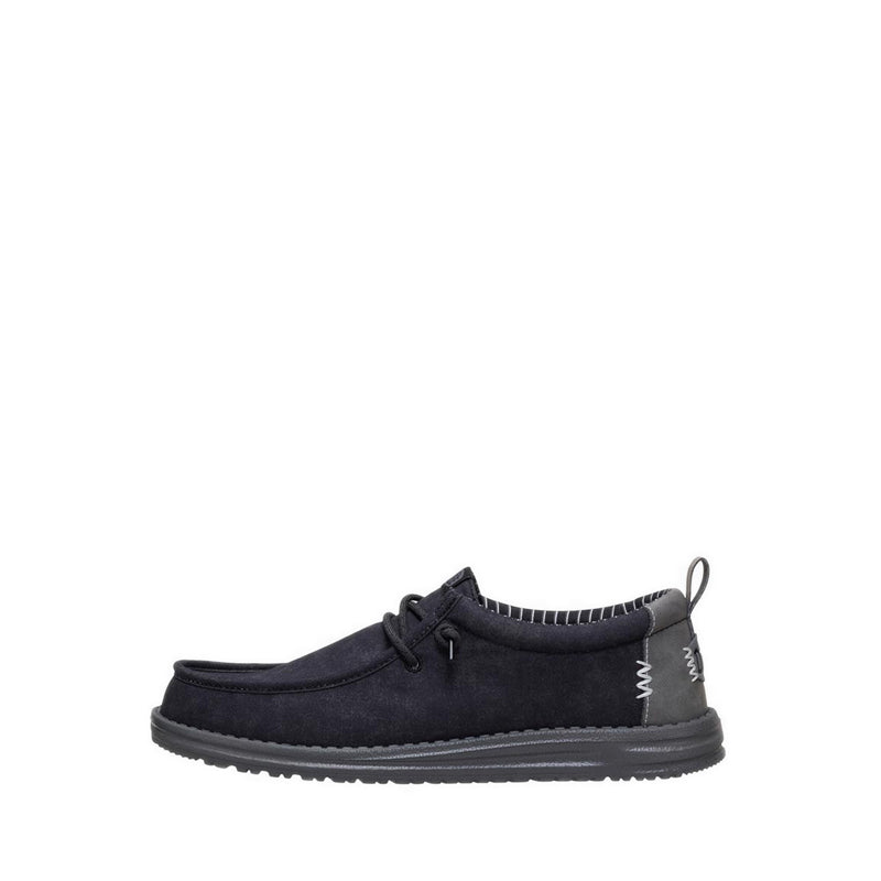 HEYDUDE Wally Vintage Classic Black Oyster/Black