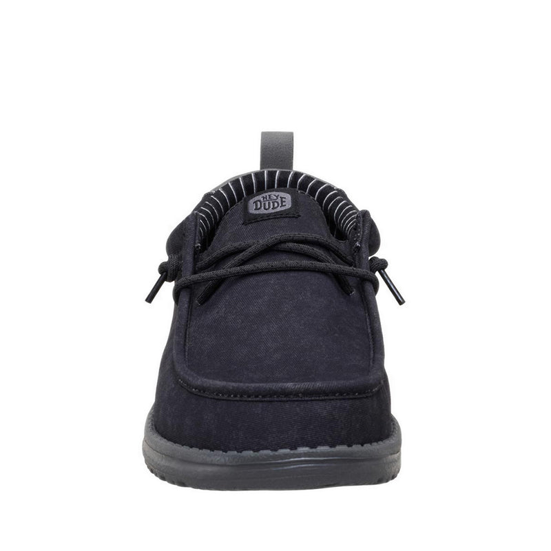 HEYDUDE Wally Vintage Classic Black Oyster/Black