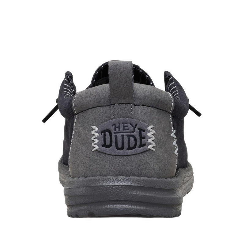 HEYDUDE Wally Vintage Classic Black Oyster/Black