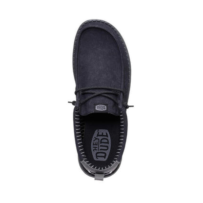 HEYDUDE Wally Vintage Classic Black Oyster/Black