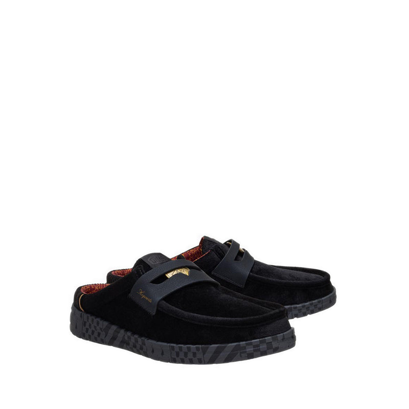 Wally Slip Hogwarts Loafer Black Gold