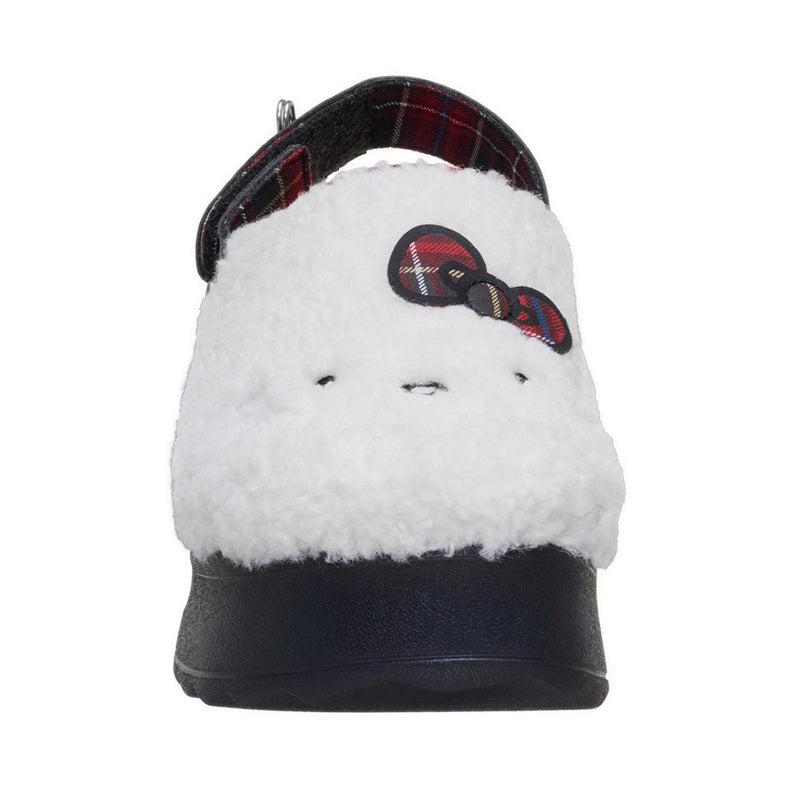 Hello Kitty Delray Clog White Black