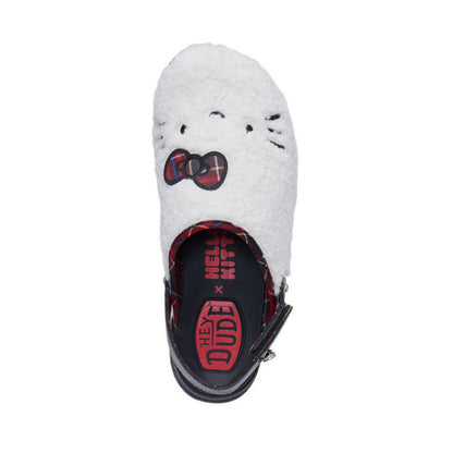 Hello Kitty Delray Clog White Black