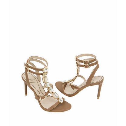 LILATH Women's Heels Sandals - Brown