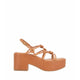 Essa Knots Women's Heels - Rust