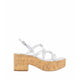 Essa Knots Women's Heels - Silver
