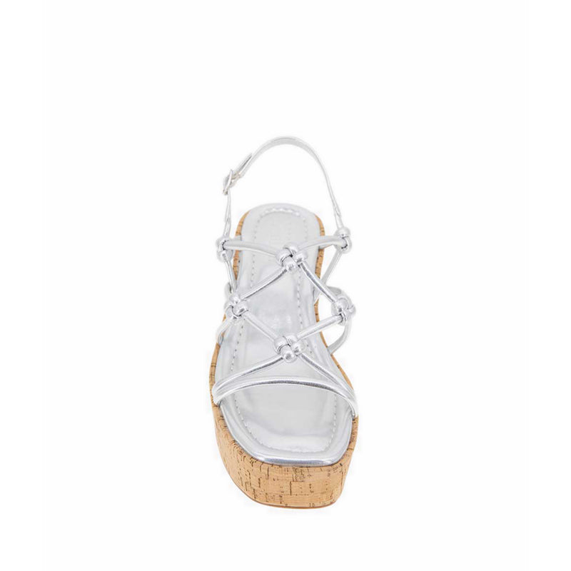 Essa Knots Women's Heels - Silver