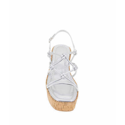 Essa Knots Women's Heels - Silver