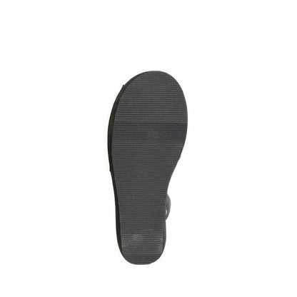 Fine Glass Mesh Women's Wedges - Black