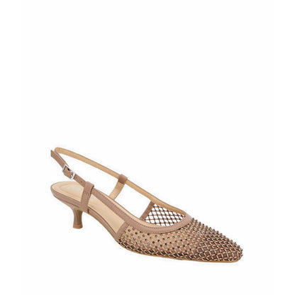 Maggie Mesh Women's Heels - Tan
