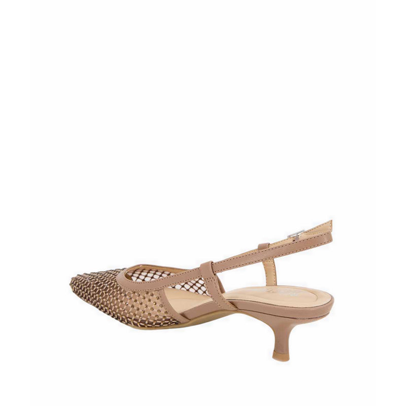Maggie Mesh Women's Heels - Tan