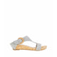 Great Buckle Women's Sandals - Grey