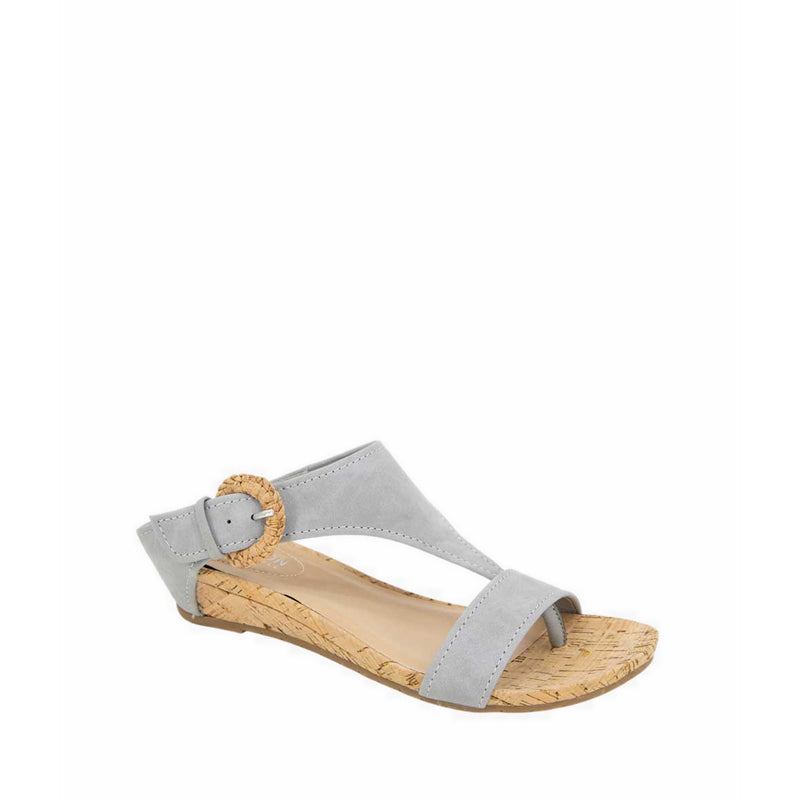 Great Buckle Women's Sandals - Grey