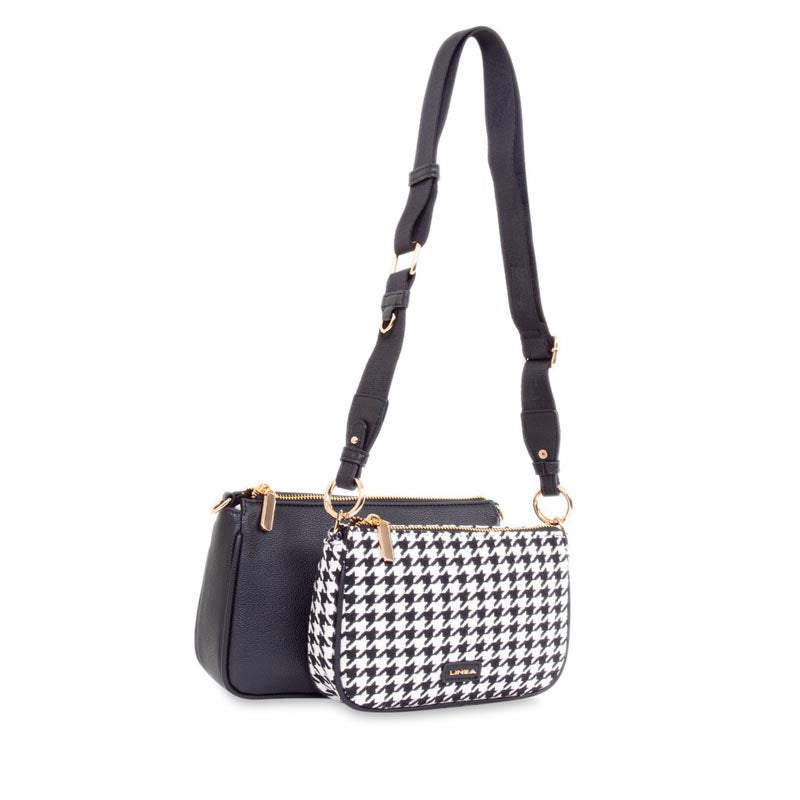 Baila Women's Crossbody Bags - Black Stripes