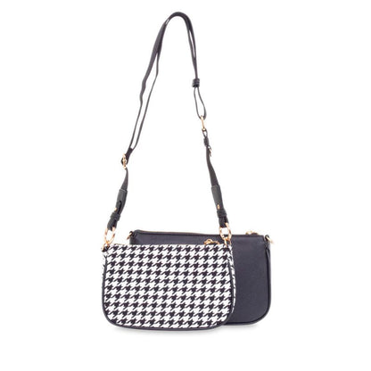 Baila Women's Crossbody Bags - Black Stripes