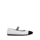 Mary Jane Ballet Women's Flats - White