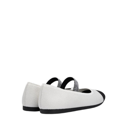 Mary Jane Ballet Women's Flats - White